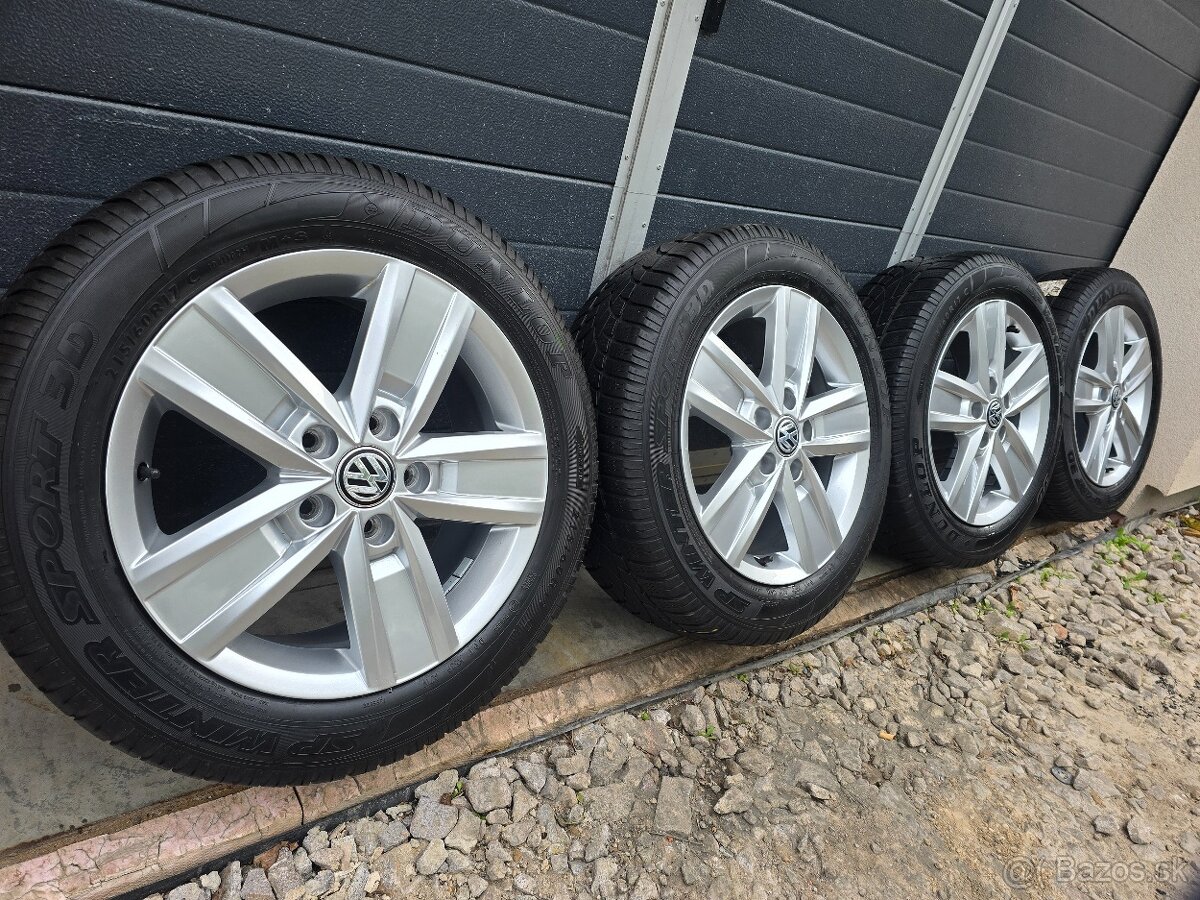 Zimná Sada Volkswagen T5/T6+Dunlop 215/60 R17 C