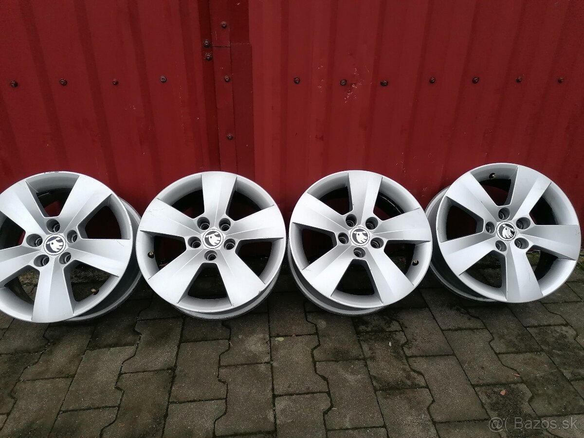 5x100 R15 elektrony Škoda, VW, Seat + pneumatiky