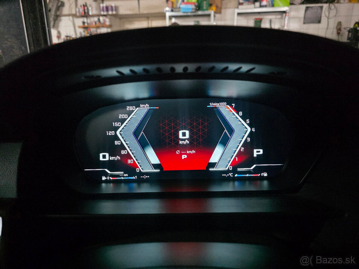 Digitálne budíky na BMW E60/E61