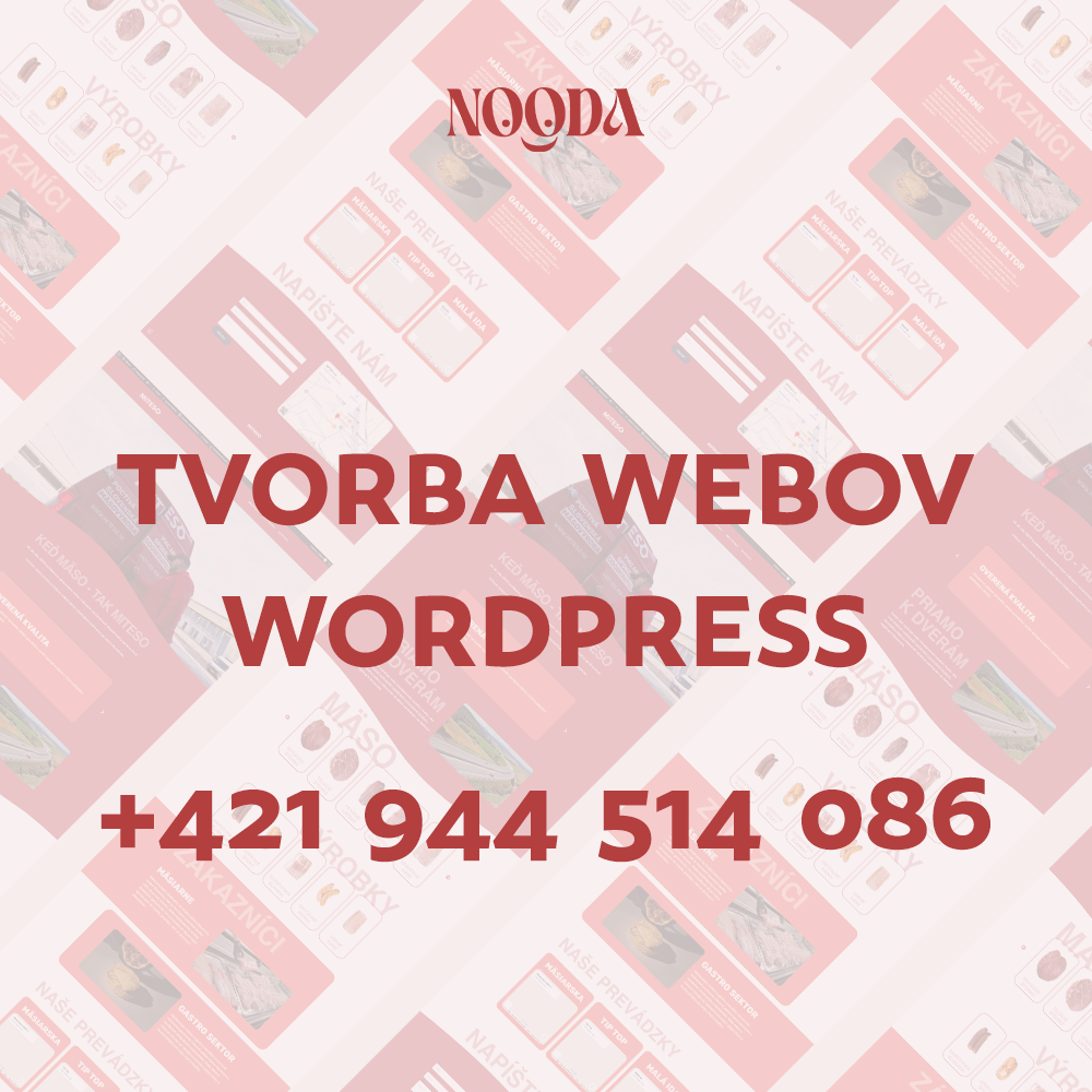 Tvorba WordPress webstránok na mieru