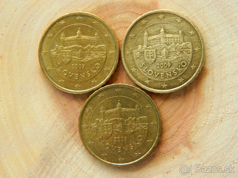 predám 3ks Slovenských 10centoviek s vlajočkou