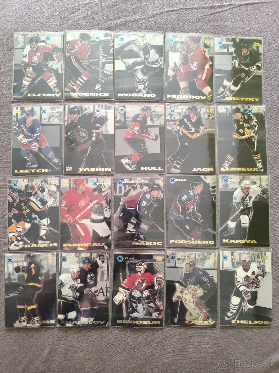 Hokejové kartičky - Skybox emotion xcited 1995