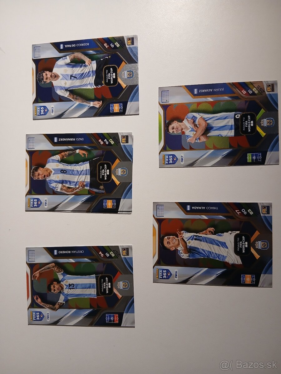 Predám futbalové kartičky Fifa adrenalyn 365 2026