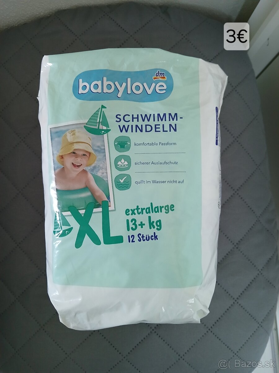 Plienky na plávanie XL