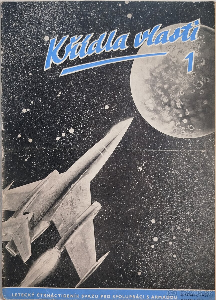 Časopisy Křídla vlasti ročník 1955