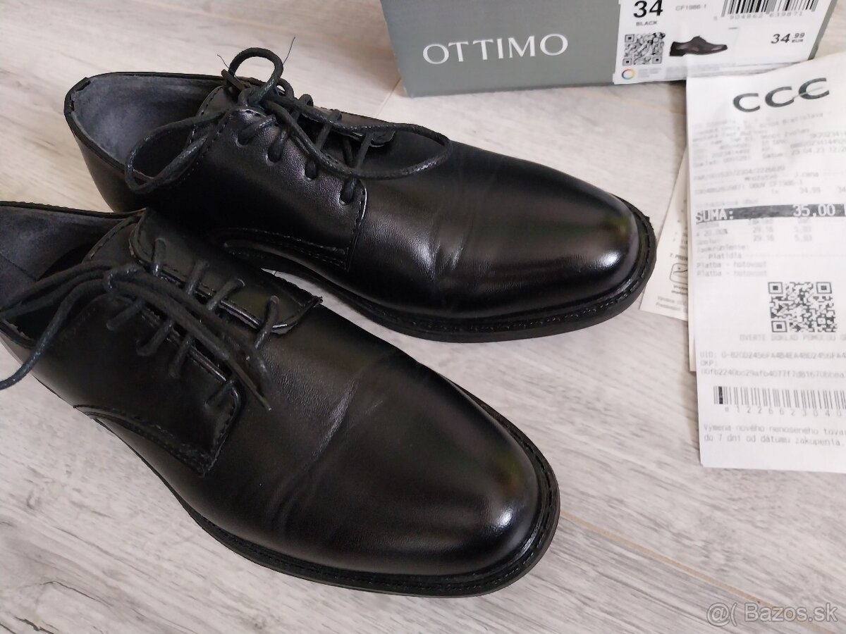 Chlapčenské spoločenské topanky