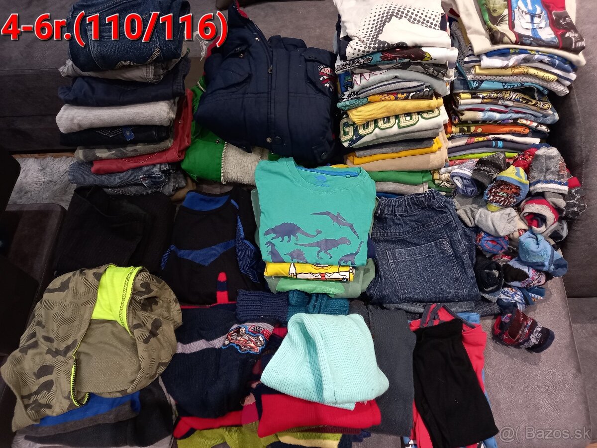 Mix oblečenie pre chlapca 4-6r.
