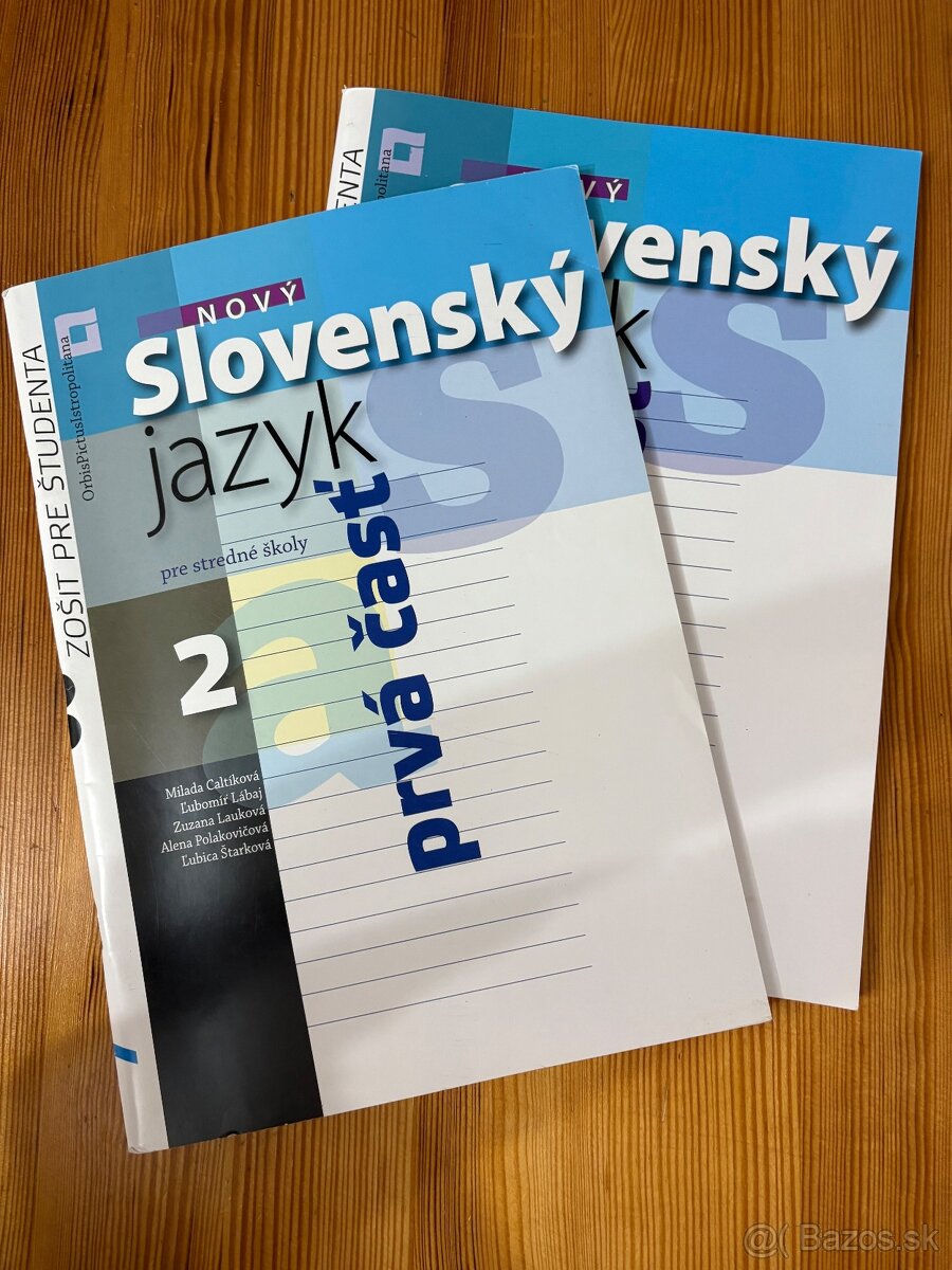 Nový Slovenský jazyk pre SŠ 2 – Zošit pre študenta
