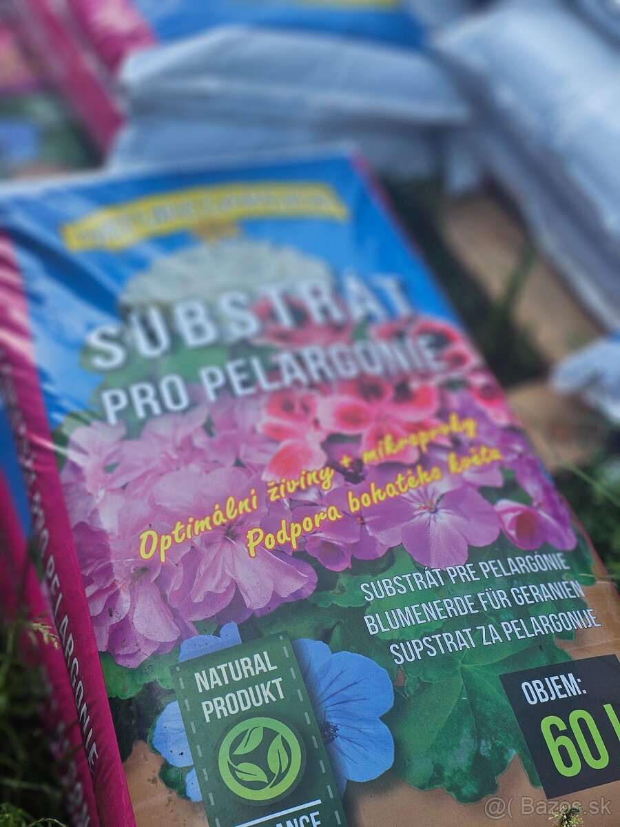 Substrát pre pelargonie 44ks -60l