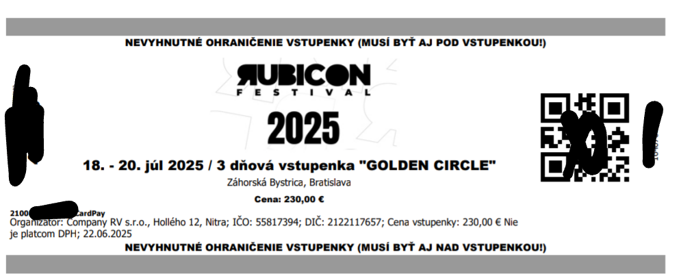 Rubicon Festival Golden Circle