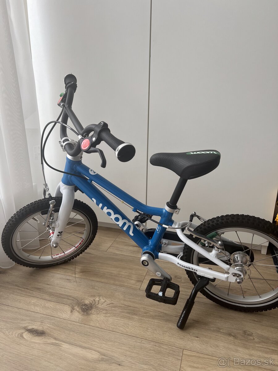 WOOM detský bicykel 2 ("14" )modrý