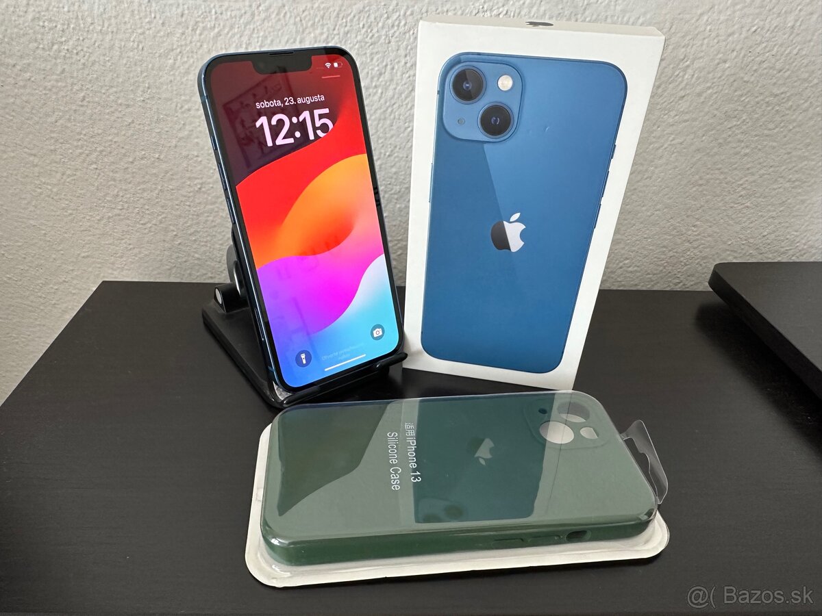 💯% iPhone 13 256Gb 100% zdravie batérie TOP stav