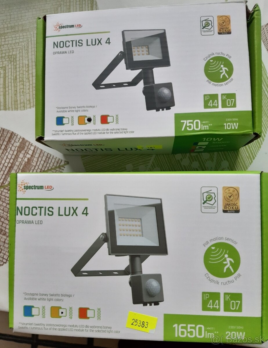 Led lampy na senzor