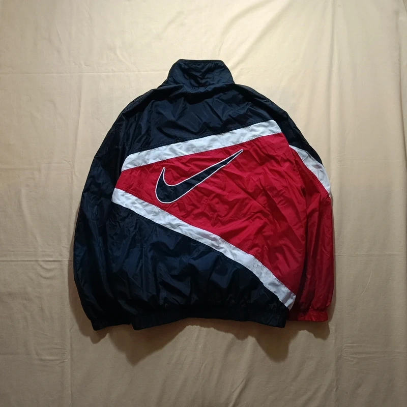 Vintage 90s NIKE retro tracksuit jacket ľahká bunda L
