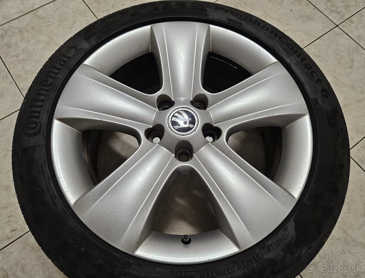 17" ŠKODA (5x112) + Continental