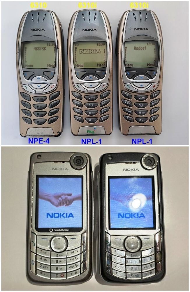 NOKIA 6310 + 6310i + 6680 2ks Komplet v krabici