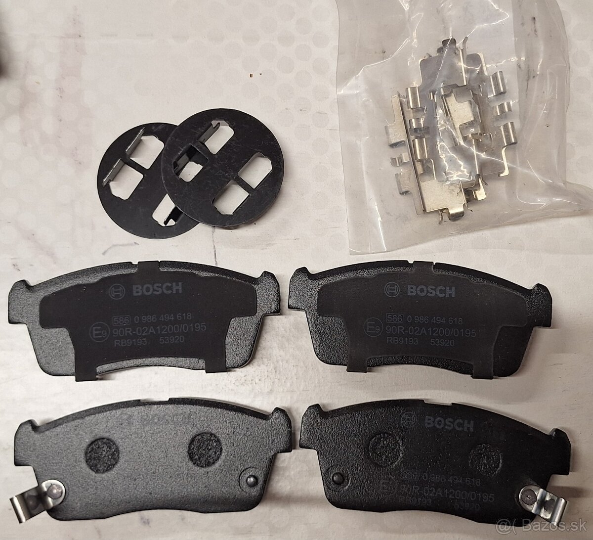 Predné brzdové platničky BOSCH - nové