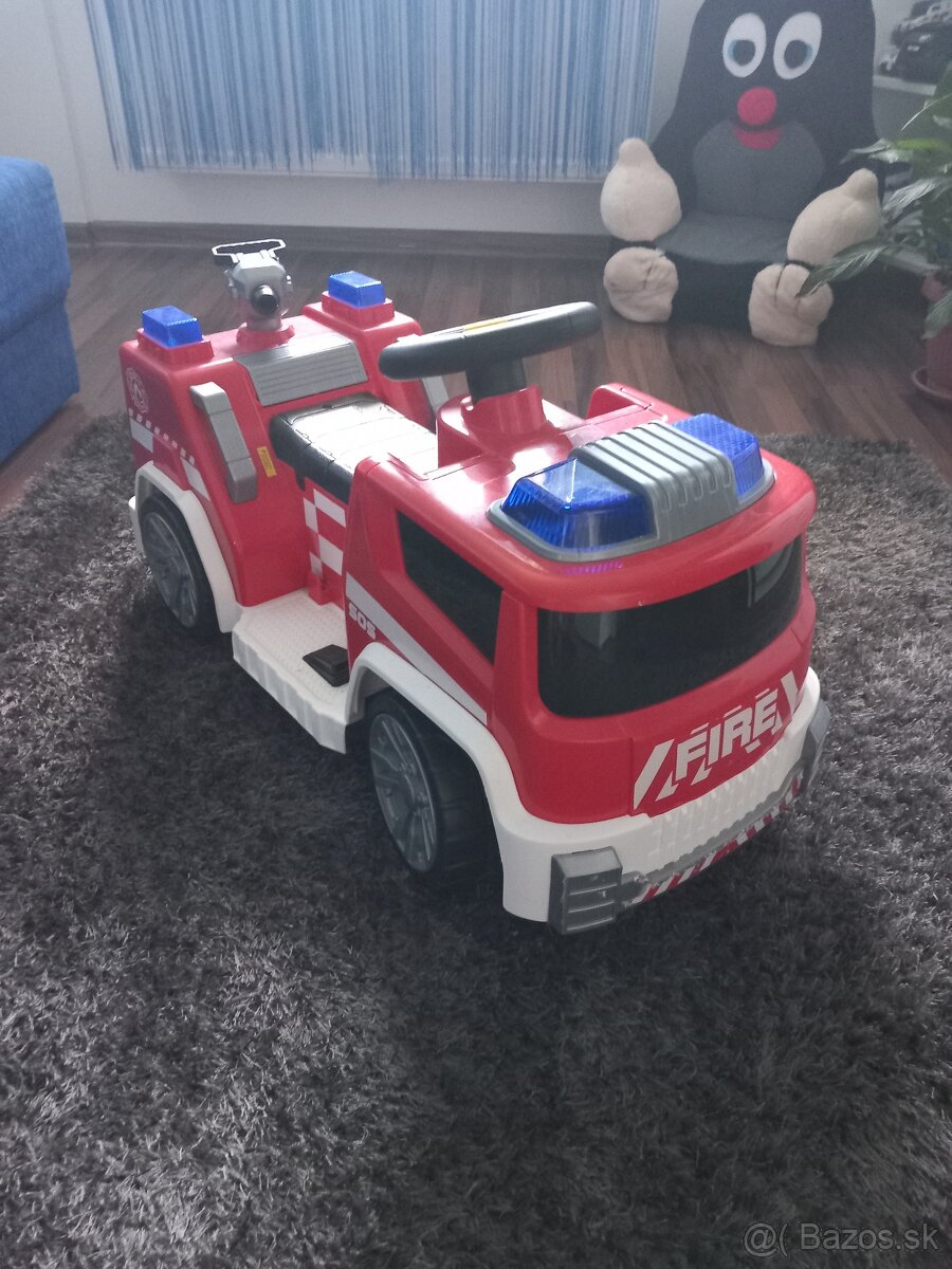 Detské elektrické hasičské auto