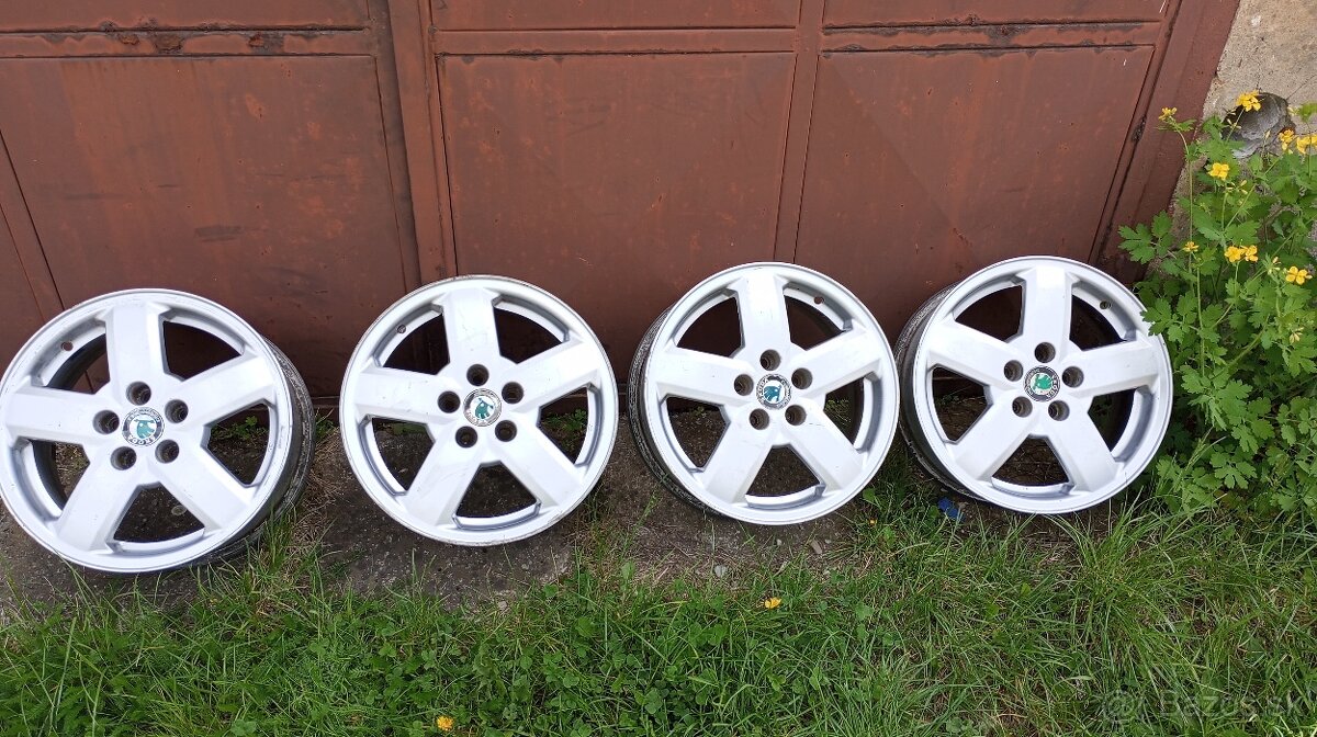 elektrony 5x100 r15 škoda