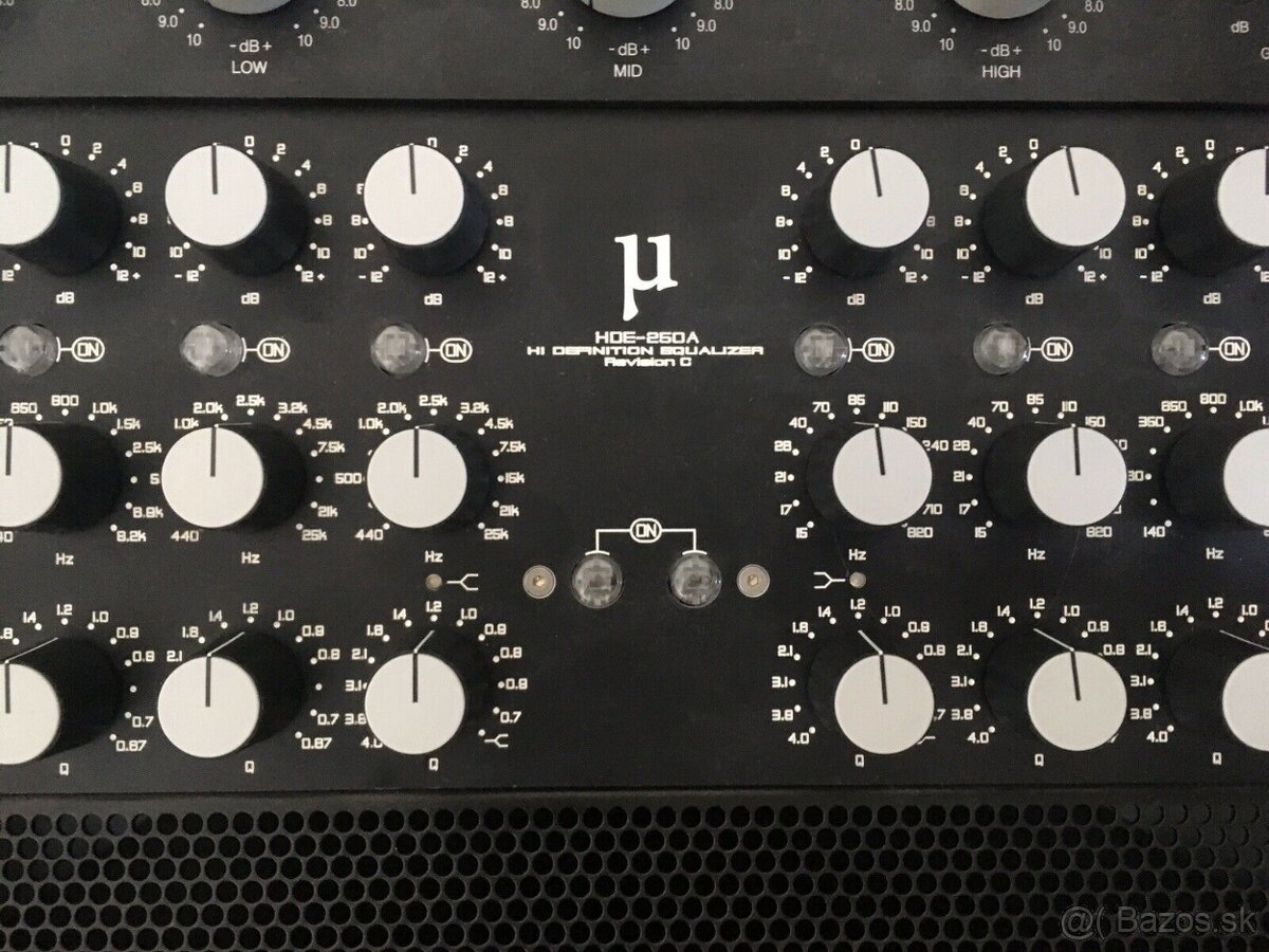Custom Audio CAG HDE-250A Ekvalizér Sontec Mastering EQ (nev