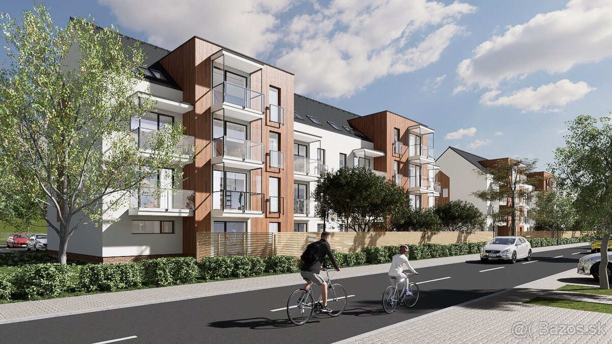 1-izb.byt s balkónom v II.ETAPE projektu POD RÁBLOM DVORNÍKY