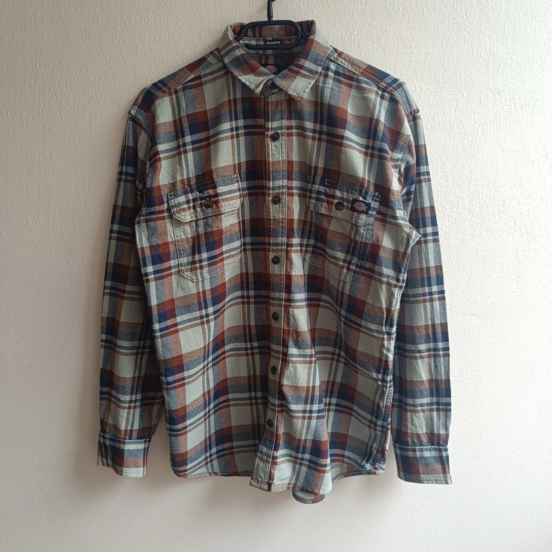 Dickies flanelová košeľa s dlhým rukávom károvaná kockovaná