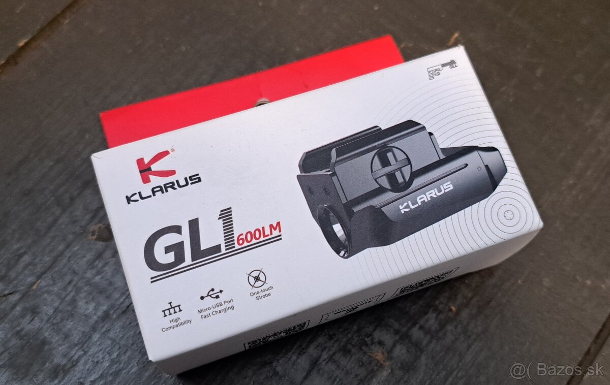 TAKTICKE SVETLO NA PISTOL KLARUS GL1