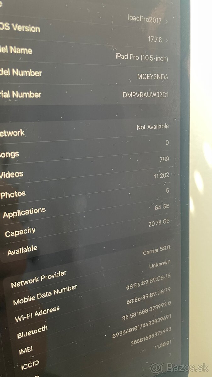 Ipad Pro 2017 64GB wifi