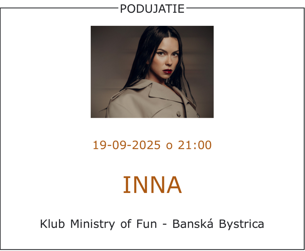 Predám 2 Basic lístky na INNU v piatik, cena lístka 38€