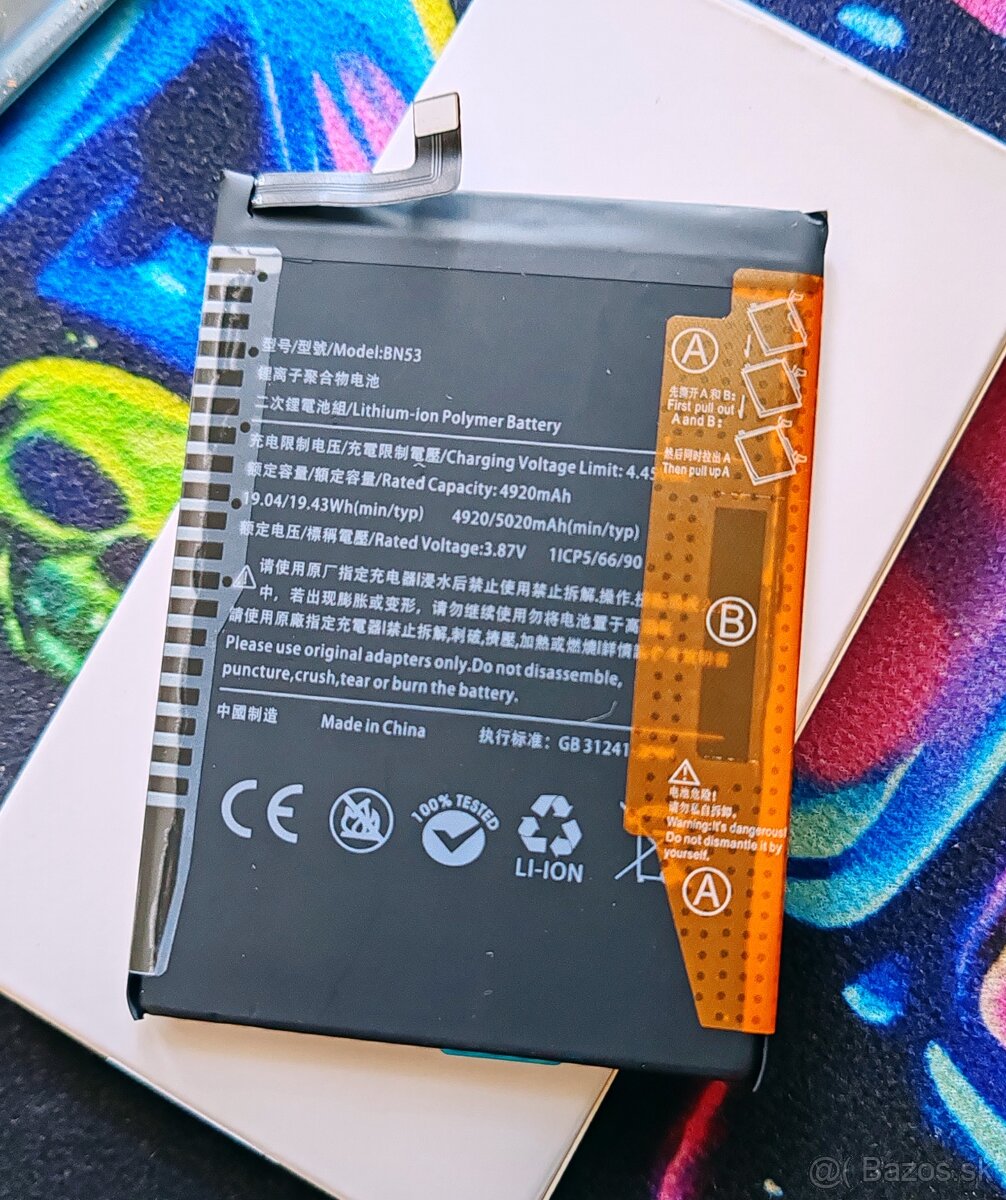 Xiaomi Batéria ( Nová ) Bn53 ( 4920mAh )
