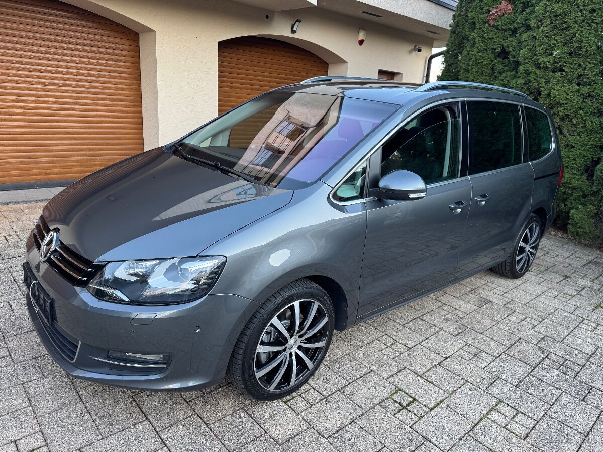 Vw Sharan 2.0TDI 130kw DSG 7miestne+Panorama+Led