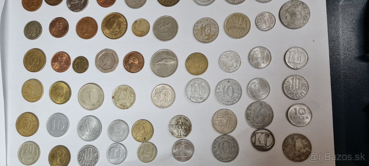 Staré mince a bankovky