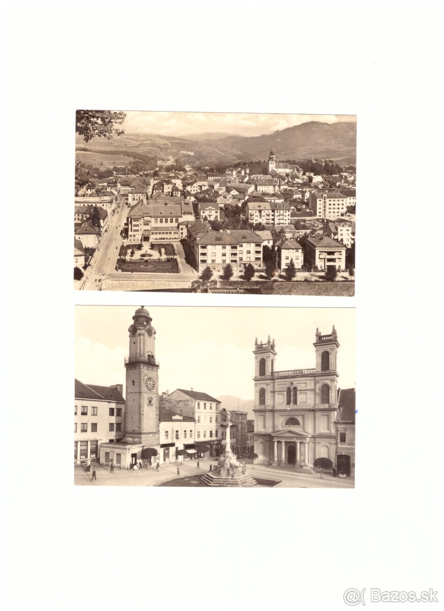 Pohľadnice ČB Banská Bystrica