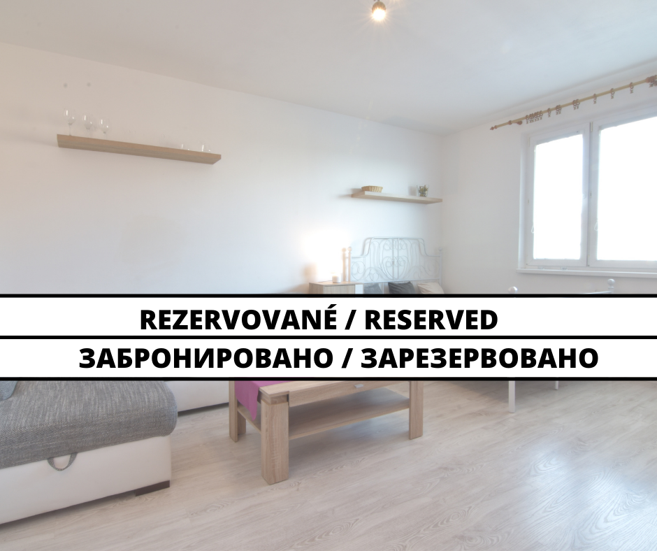 Zrekonštruovaný 1-izbový byt na Jedlíkovej ul. v Nitre