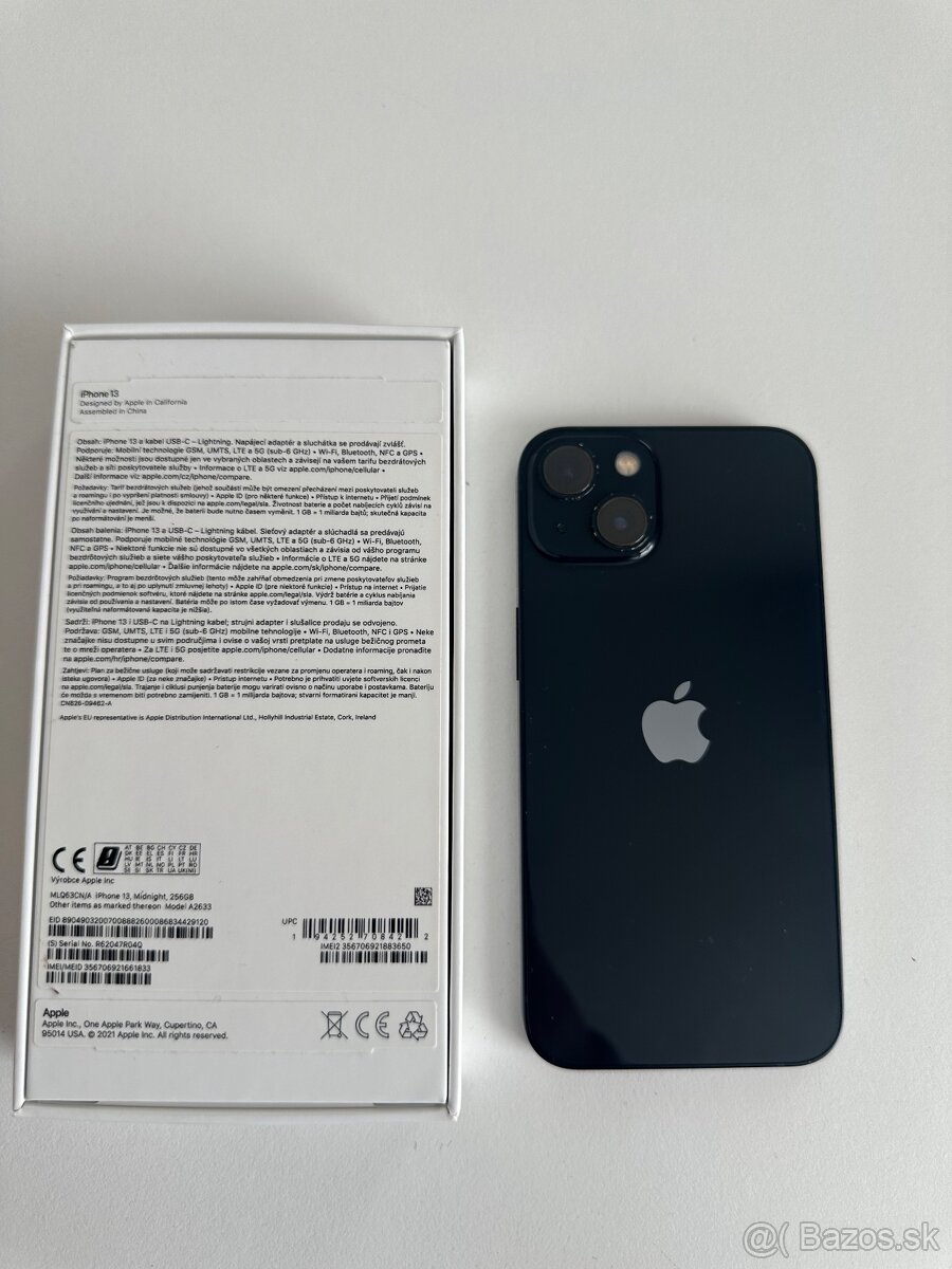 iPhone 13 256 GB Midnight
