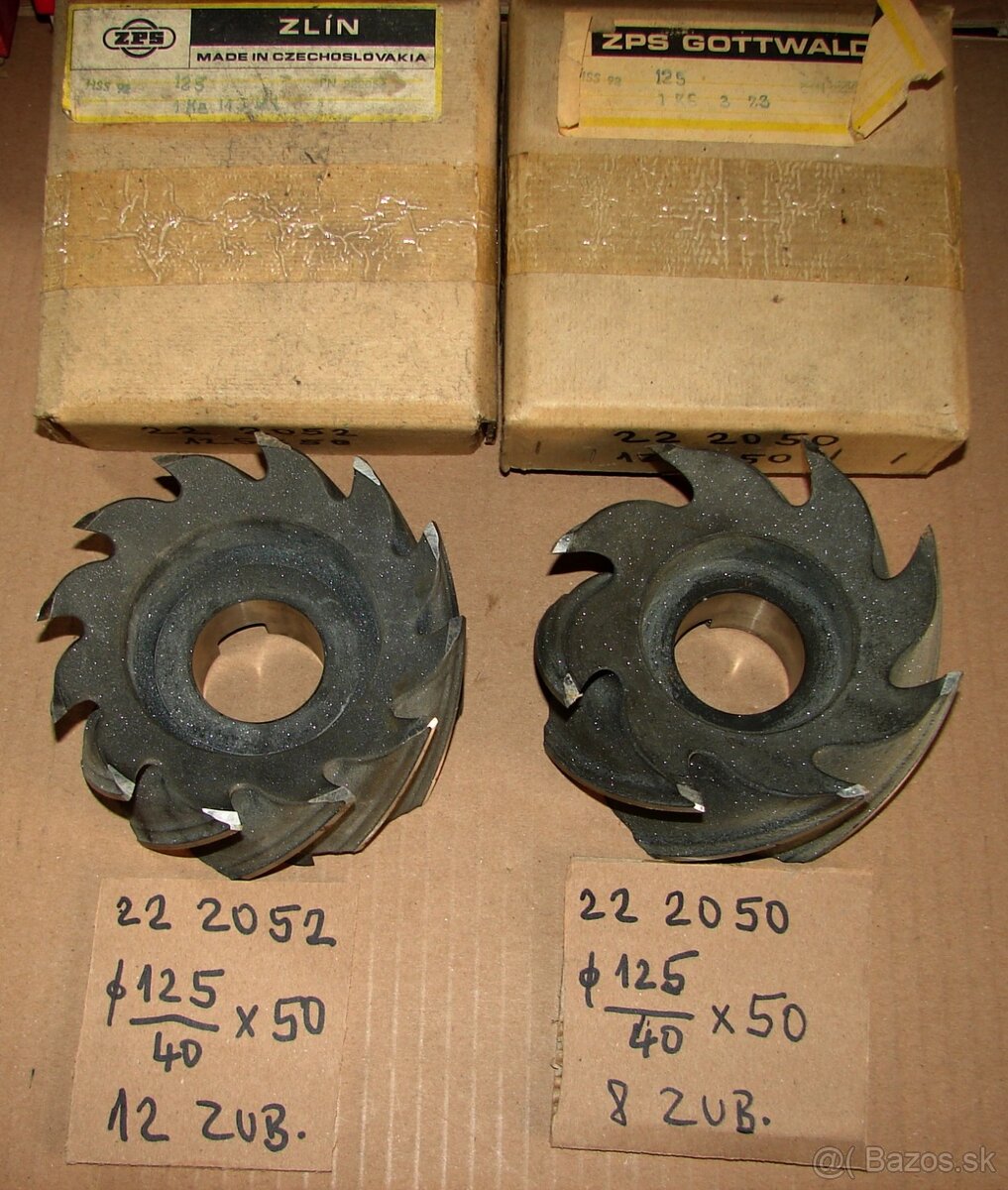 Frezy 22 2052 a 22 2050 d 125 /40 x 50