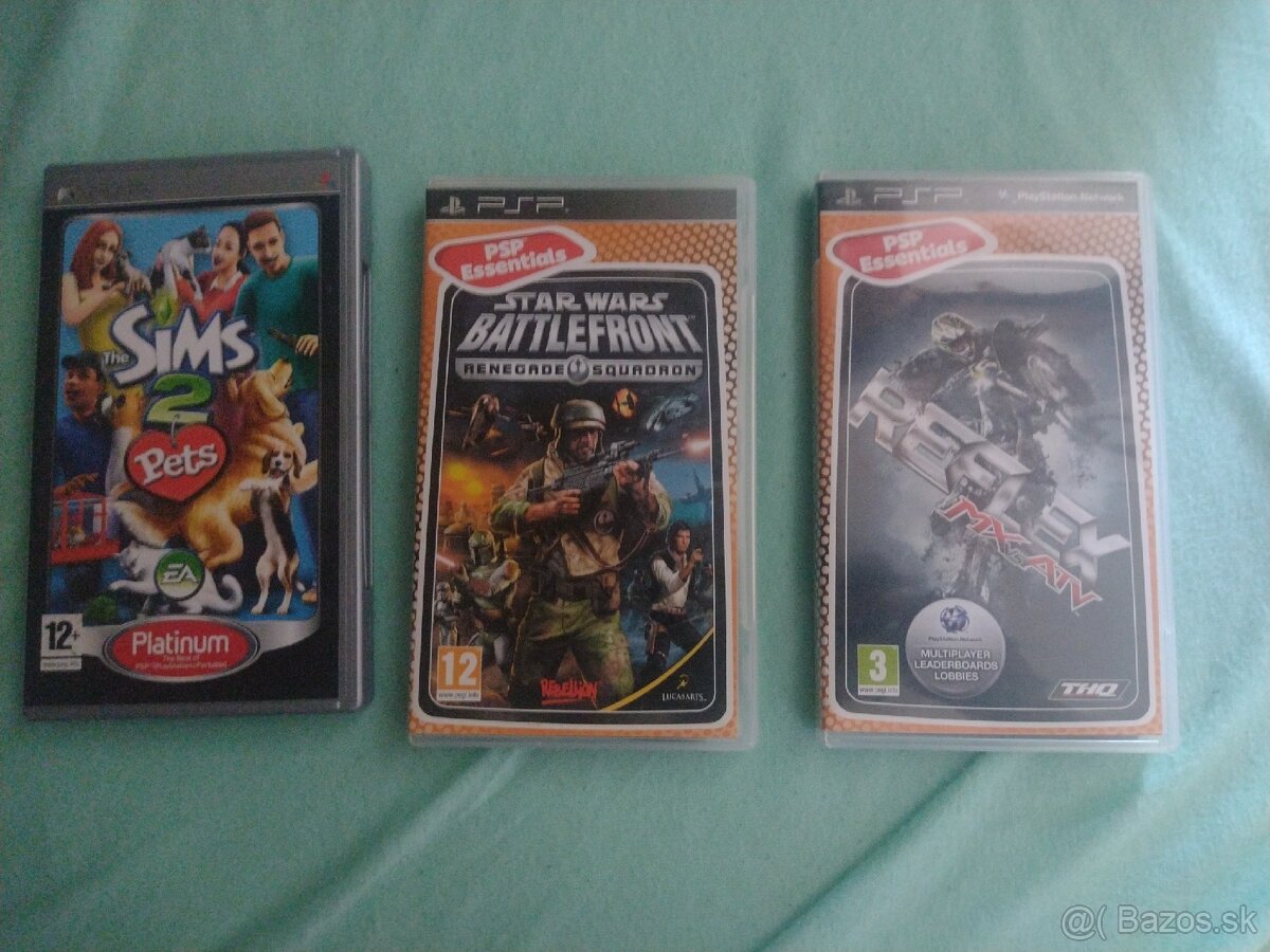 PSP retro konzola 3 hry
