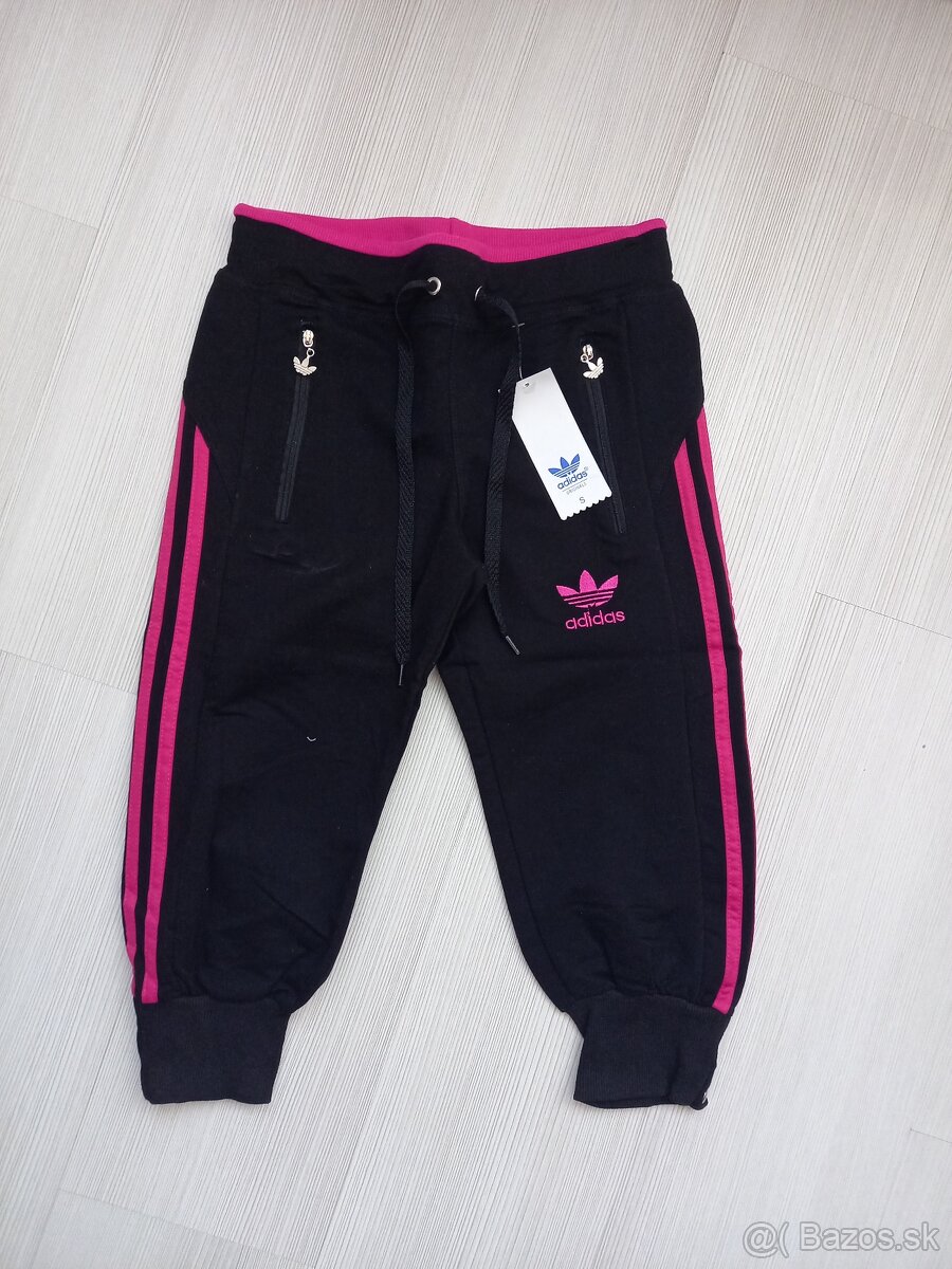 damske tepláky adidas,3/4 tove, cykl. pr.