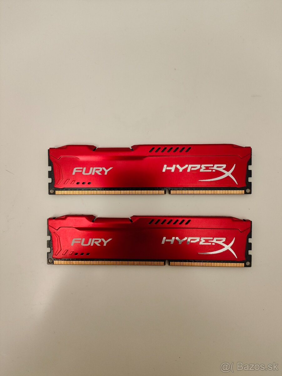 KINGSTON HyperX Fury RED 8GB (2x4GB)/DDR3/1866MHz