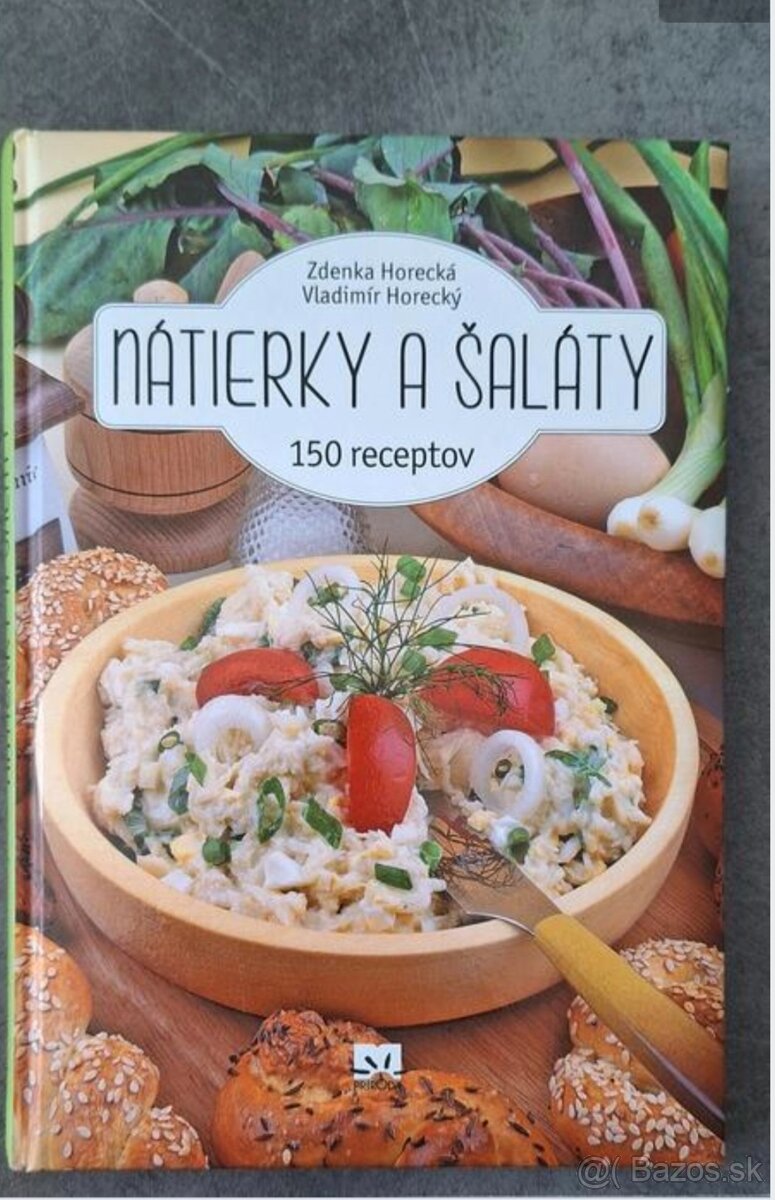 Knižka nátierky a šaláty