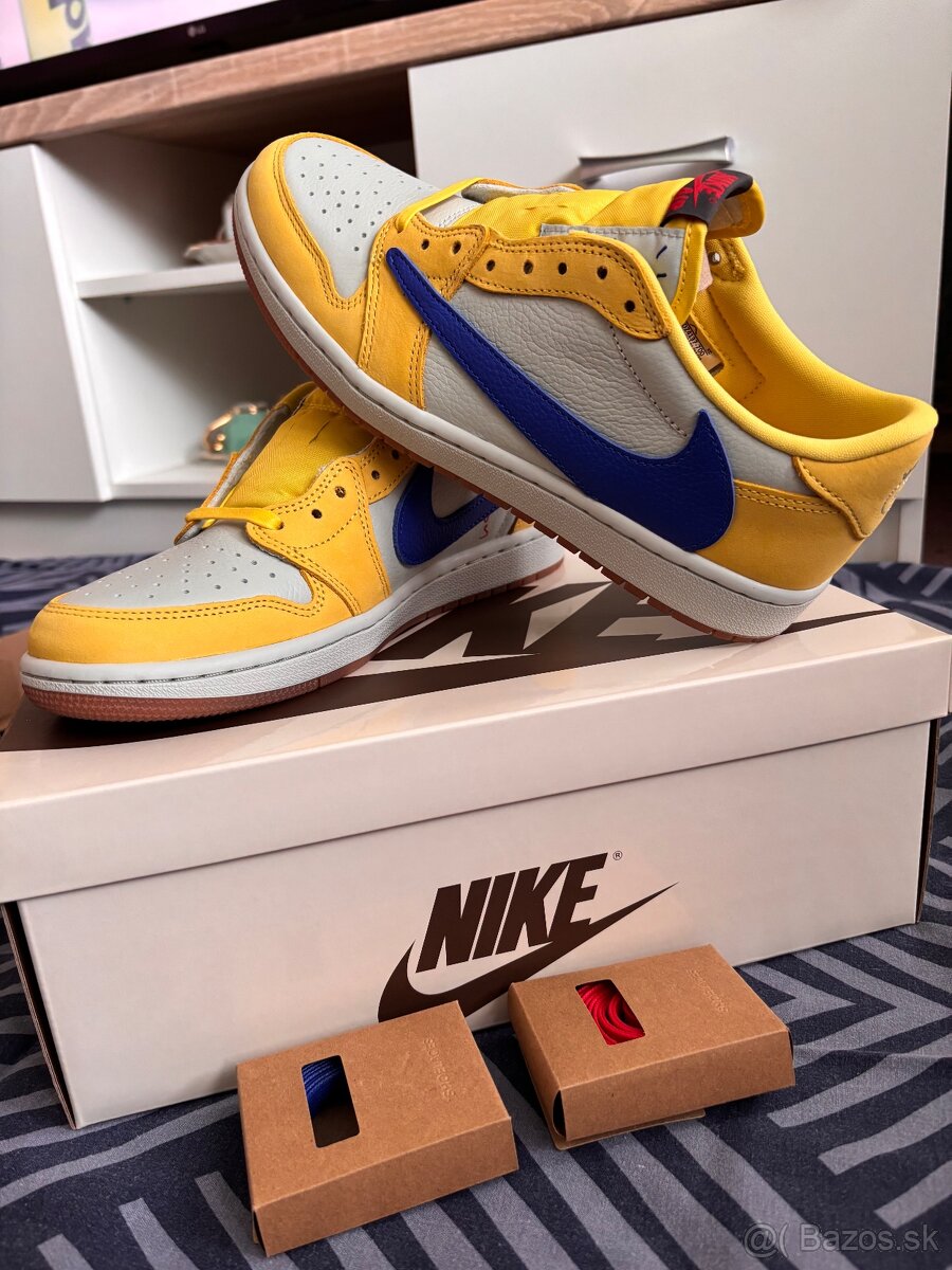 Air jordan 1 travis scott canary