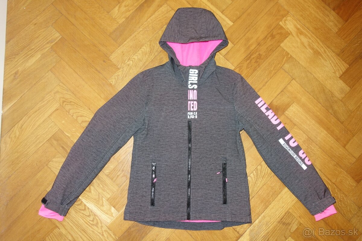 Dievčenská softshellová bunda 146/152