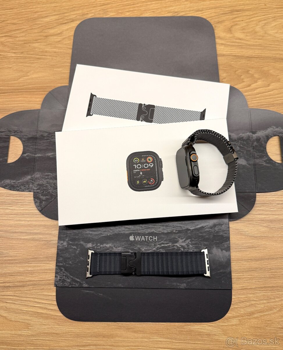 Apple Watch Ultra 2 49mm Black Titanium - nové