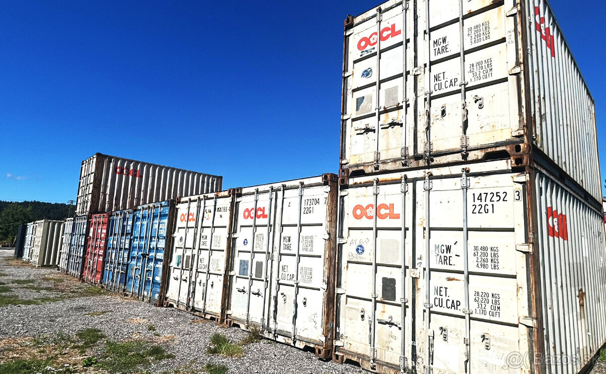 Lodný kontajner 20DV-20HC-40HC cela SR+ pristresky