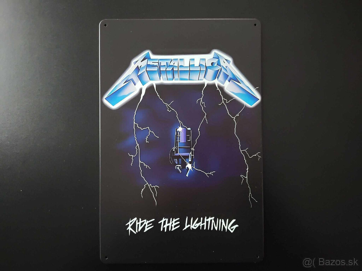 Plechová retro tabuľa METALLICA