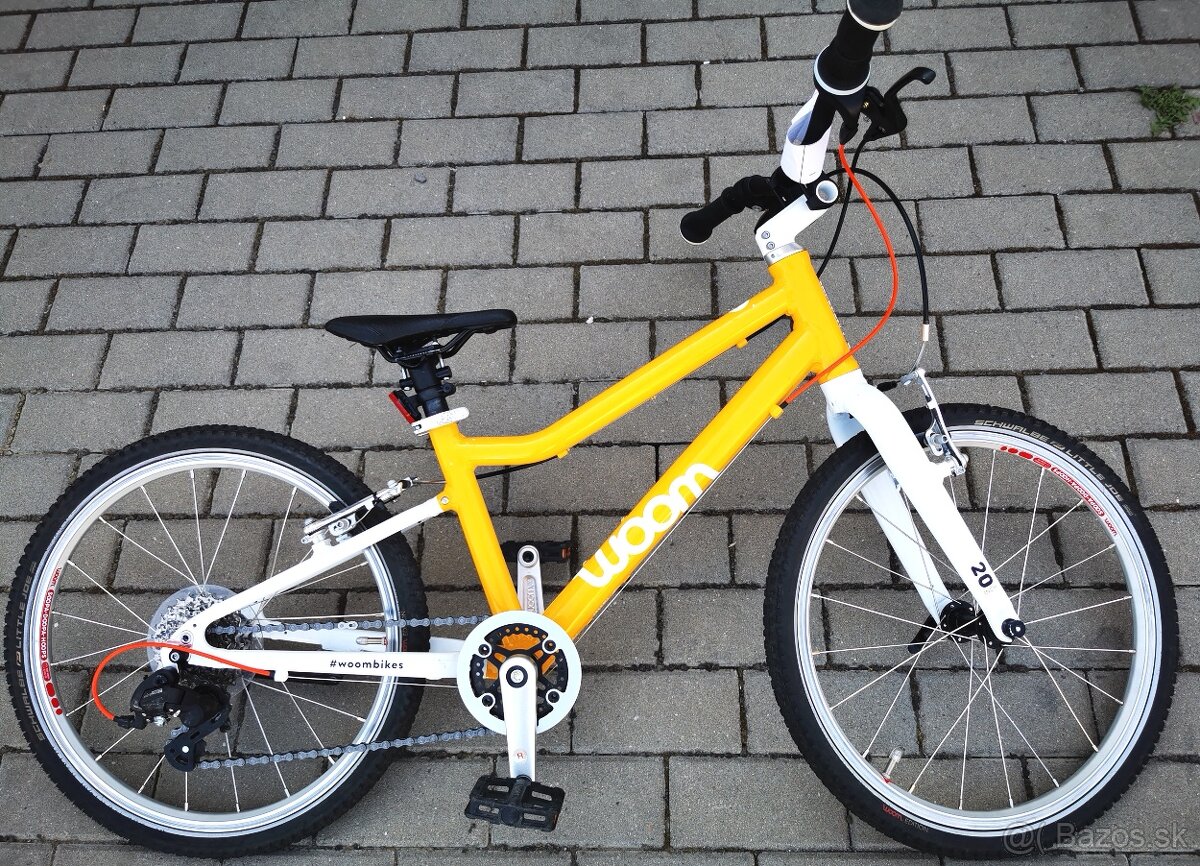 Na predaj detský bicykel WOOM 4 žlty