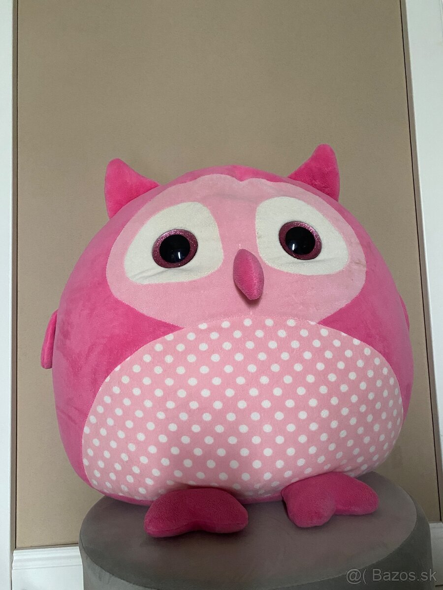 Obrovská plyšová hračka sova