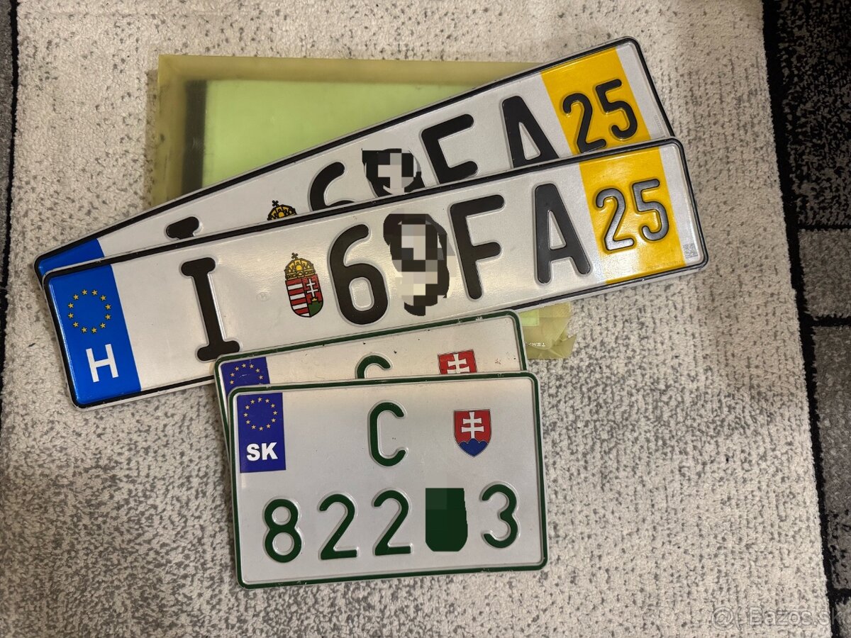 PREVOZNÉ ZNAČKY EÚ 2025 EÚ + SK ‘