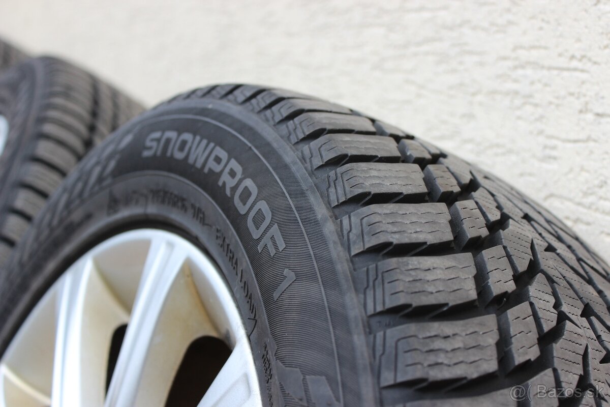 ZIMNÉ pneumatiky 215/55 R16 97H + disky FORD
