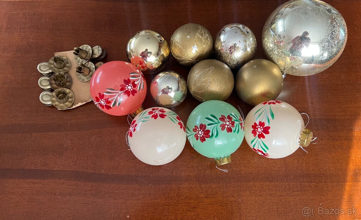 Retro vianočne gule